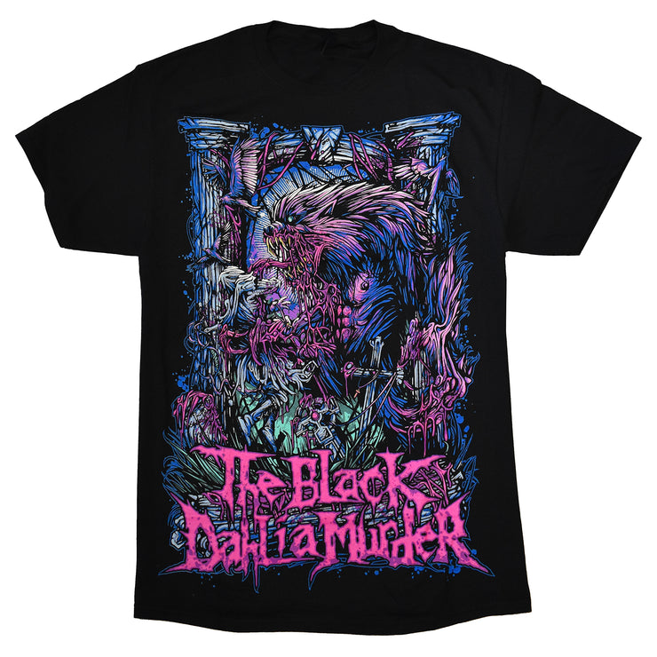 The Black Dahlia murder Wolfman T-shirt printed on standard tees. The best melodic death metal shirt you could have!