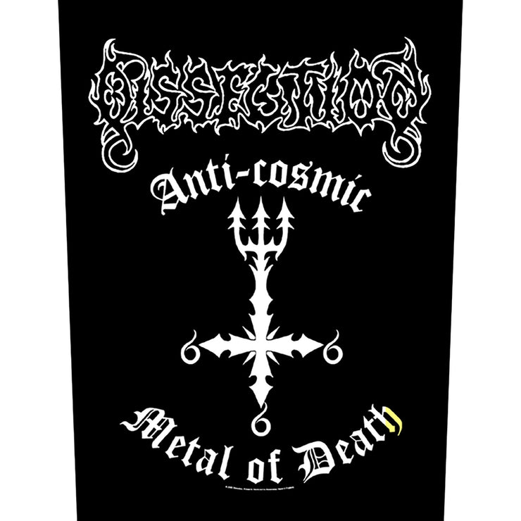 Dissection - Anti-Cosmic Metal Of Death back patch