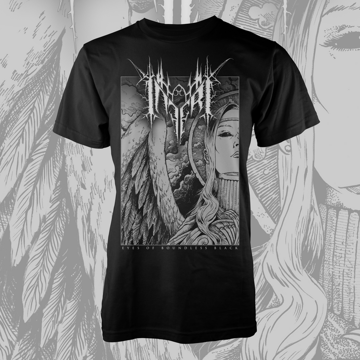 INFERI - Eyes of Boundless Black | Black T-shirt