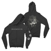 Insomnium - Wolf zip-up hoodie