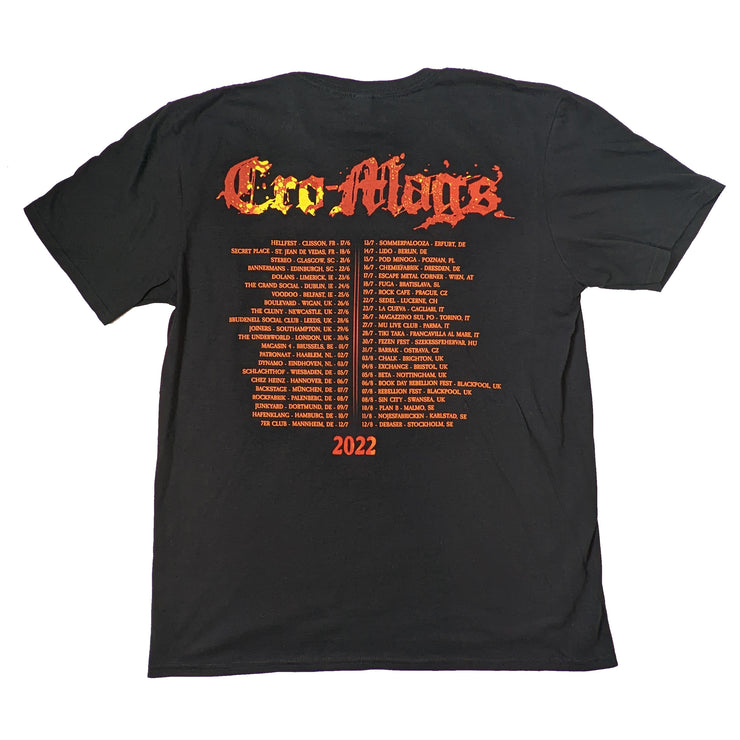 Cro-Mags - 2022 World Tour (Signed) t-shirt