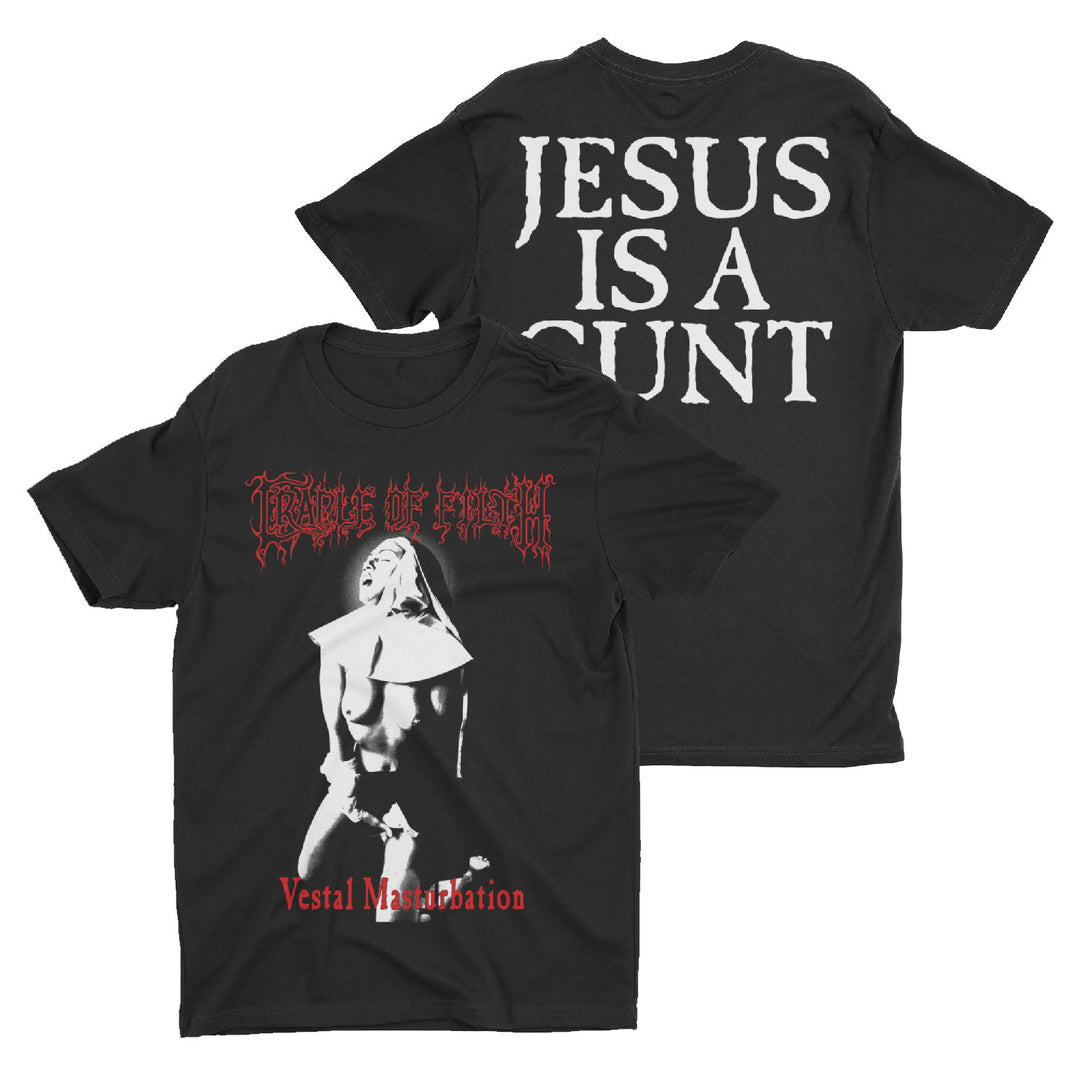 Cradle Of Filth - Vestal Masturbation t-shirt – Night Shift Merch