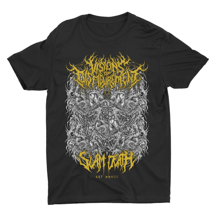 Visions Of Disfigurement - Yellow Slam Death est. '13 t-shirt
