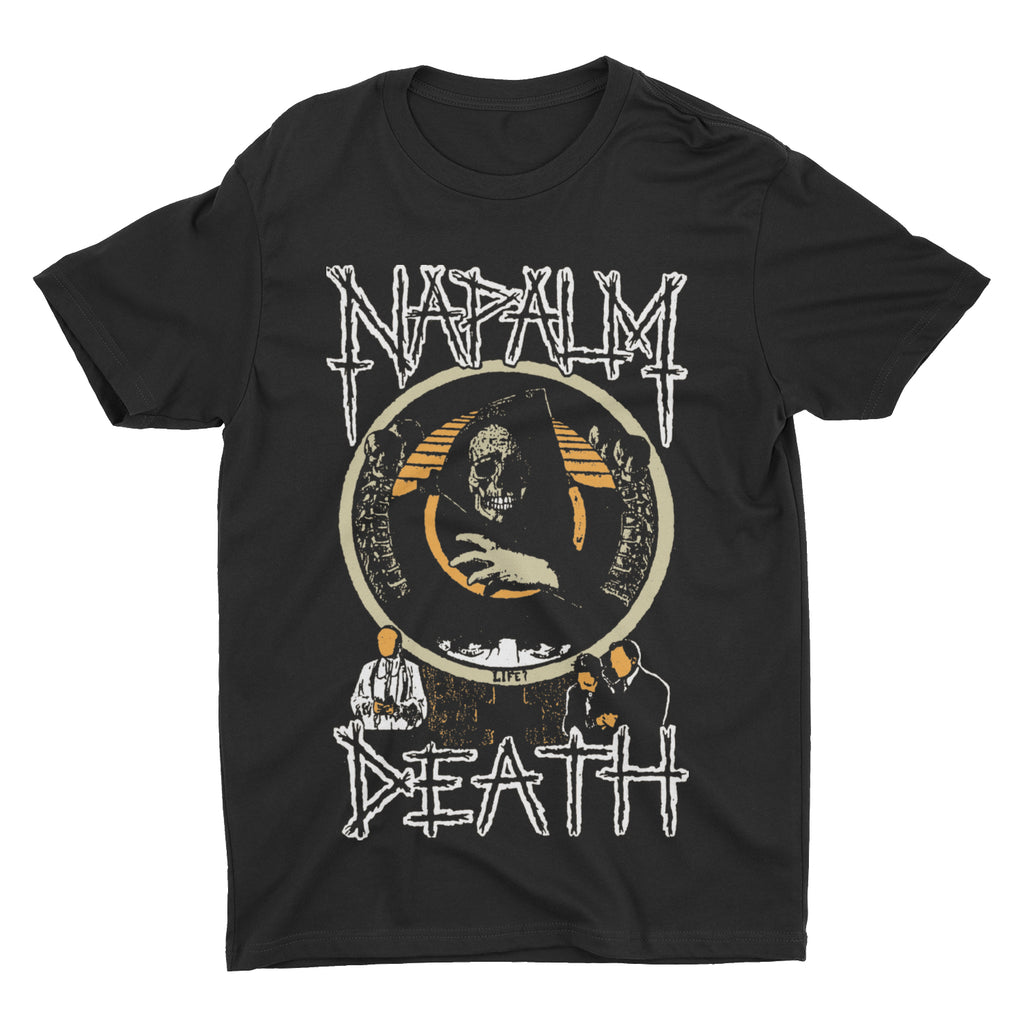 NAPALM DEATH ロン Tシャツ　Life?　size XL 90's NAPALM DEATH ロングスリーブTシャツ メンズXL ブラック