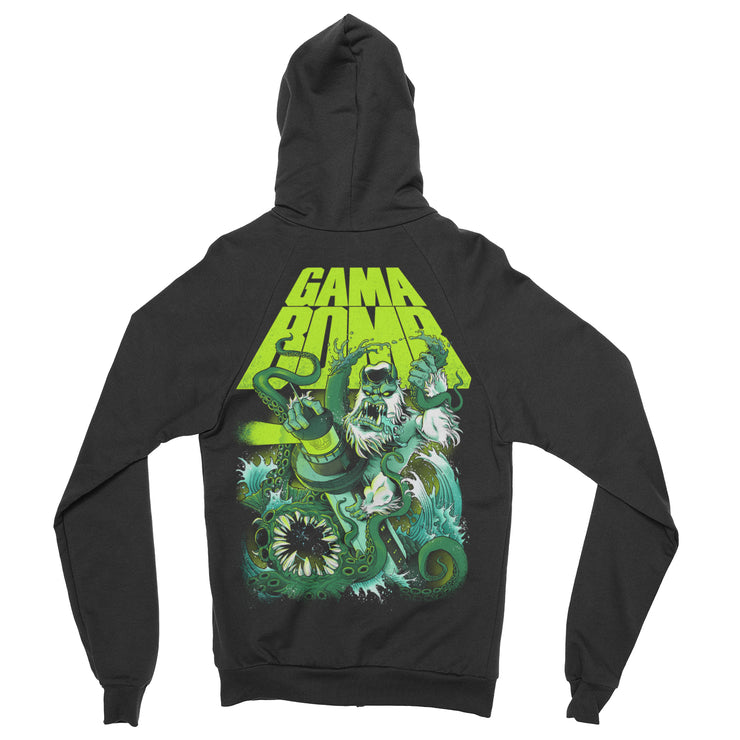 Gama Bomb - Snowy vs The Kraken zip-up hoodie