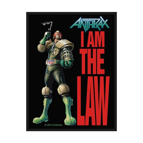 Anthrax - I Am The Law patch