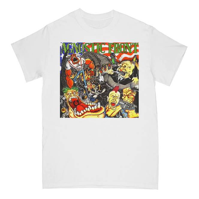 Agnostic Front - Cause For Alarm (white) t-shirt