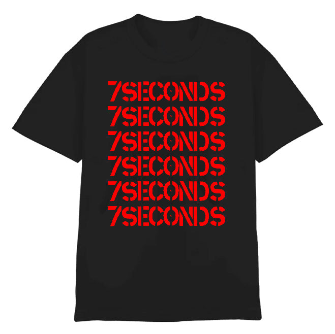 7 Seconds - Stacked Logo t-shirt