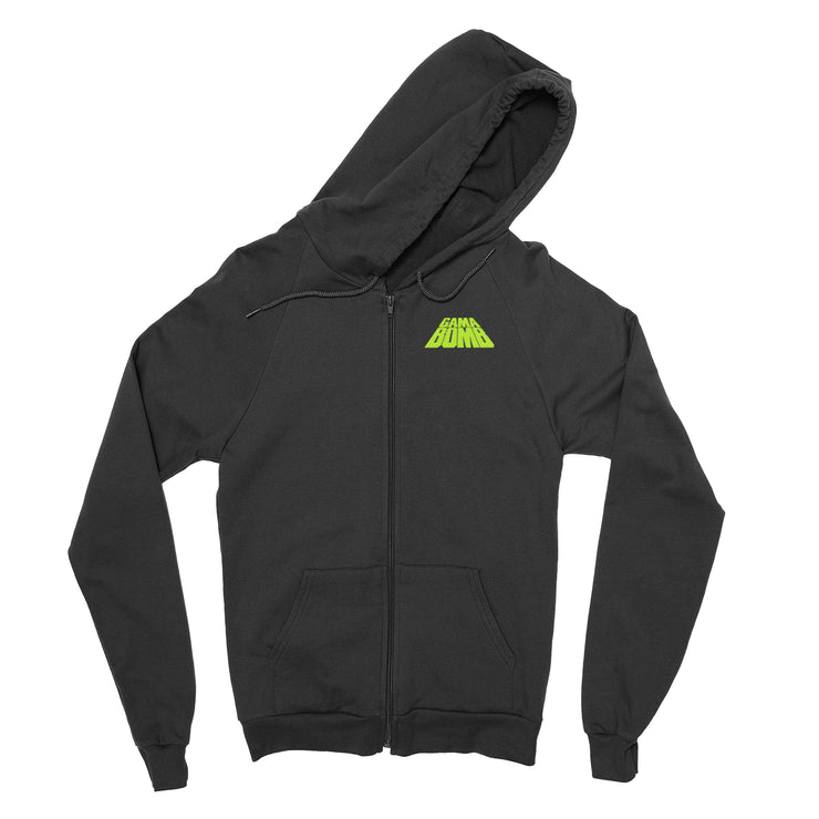 Gama Bomb - Snowy vs The Kraken zip-up hoodie