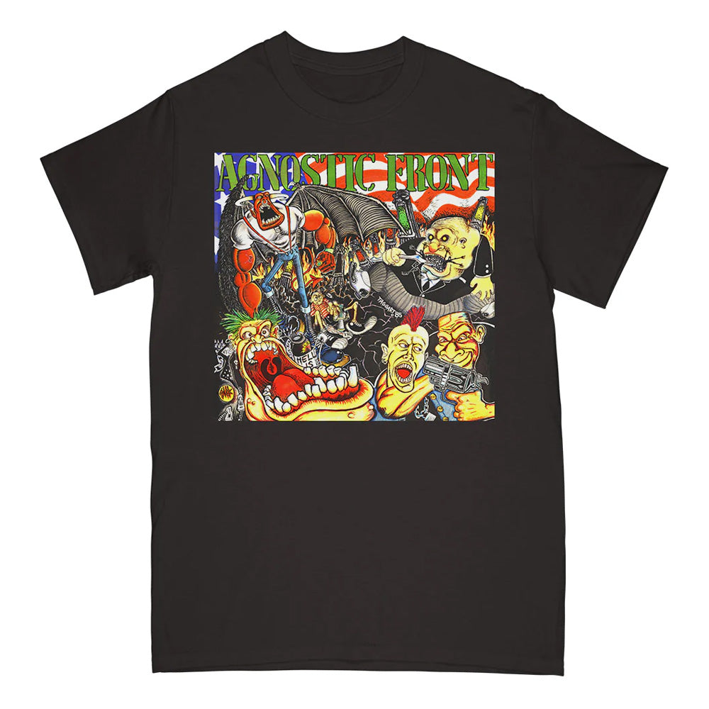 Agnostic Front Cause For Alarm black t shirt Night Shift Merch