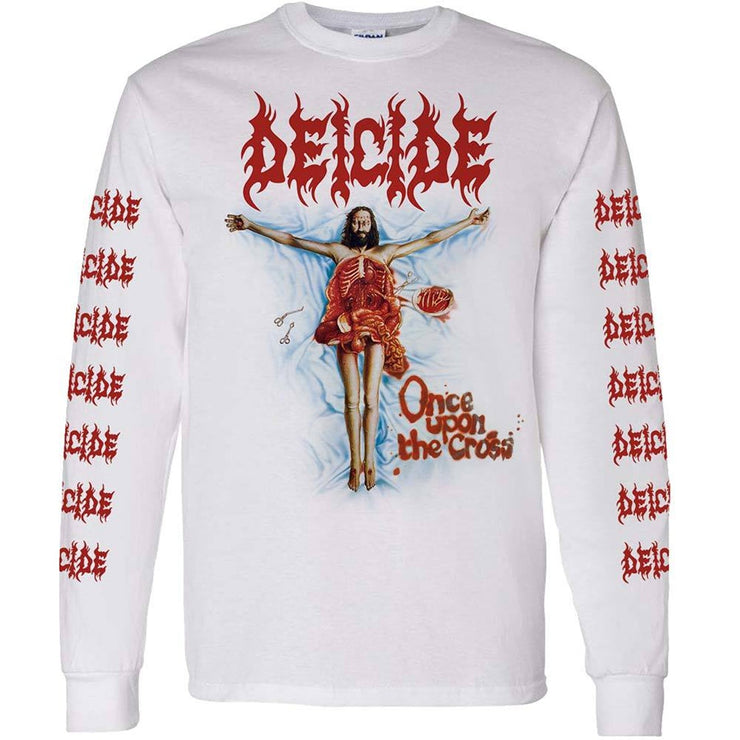 Deicide - Once Upon The Cross (uncensored white) long sleeve