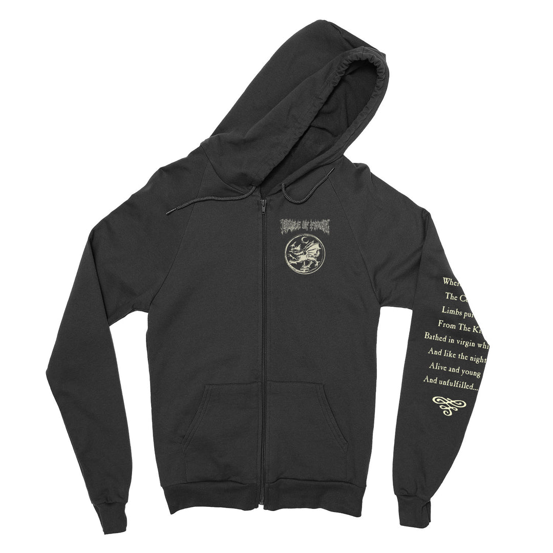 完売品 FILTH DISTRESSED ZIP UP HOODIE サイズ1 Cradle Of Filth - Cruelty And The Beast zip-up hoodie – Night