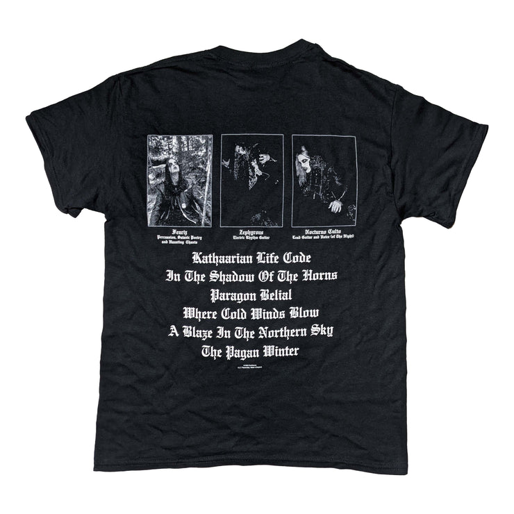 Darkthrone - A Blaze In The Northern Sky (Album Back) t-shirt