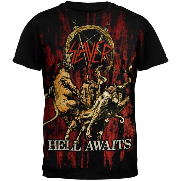 Slayer - Hell Awaits Blood t-shirt