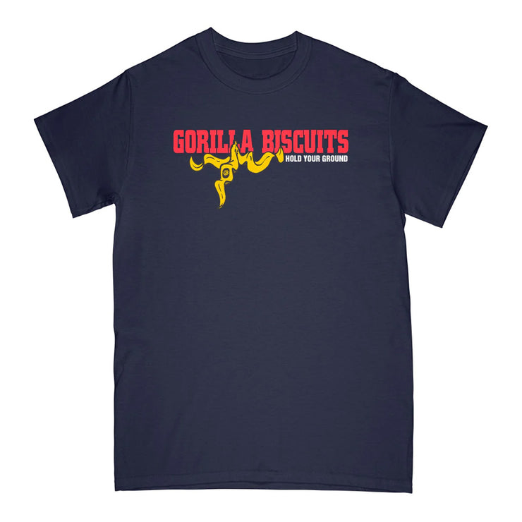 Gorilla Biscuits - Hold Your Ground (navy) t-shirt