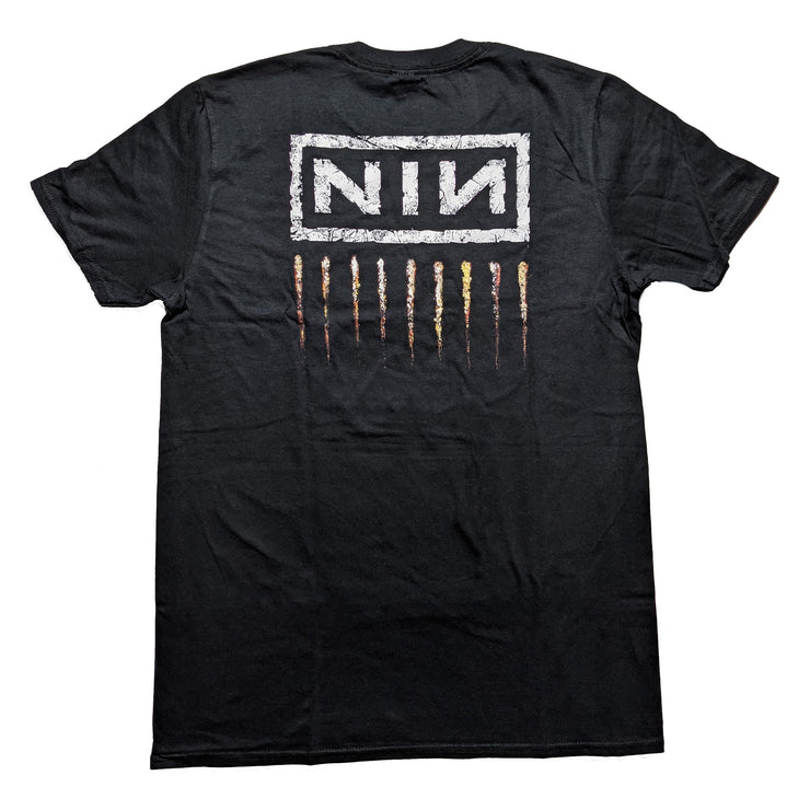 【超ポイント祭?期間限定】 Nails Inch Nine - Shift Night – t-shirt Spiral Downward The トップス