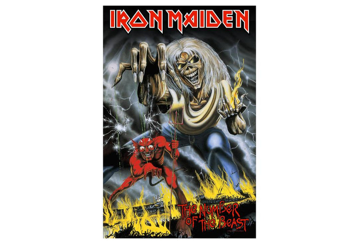 Iron Maiden - Number Of The Beast flag