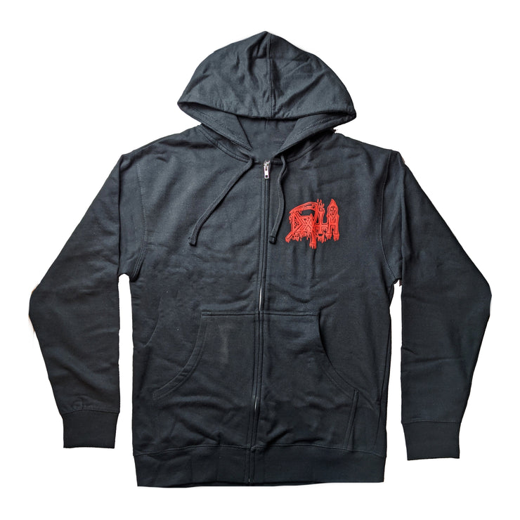 Death - Spiritual Healing zip-up hoodie