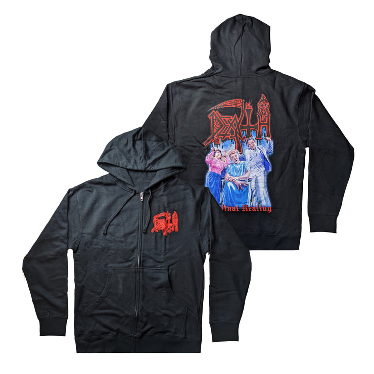 Death - Spiritual Healing zip-up hoodie