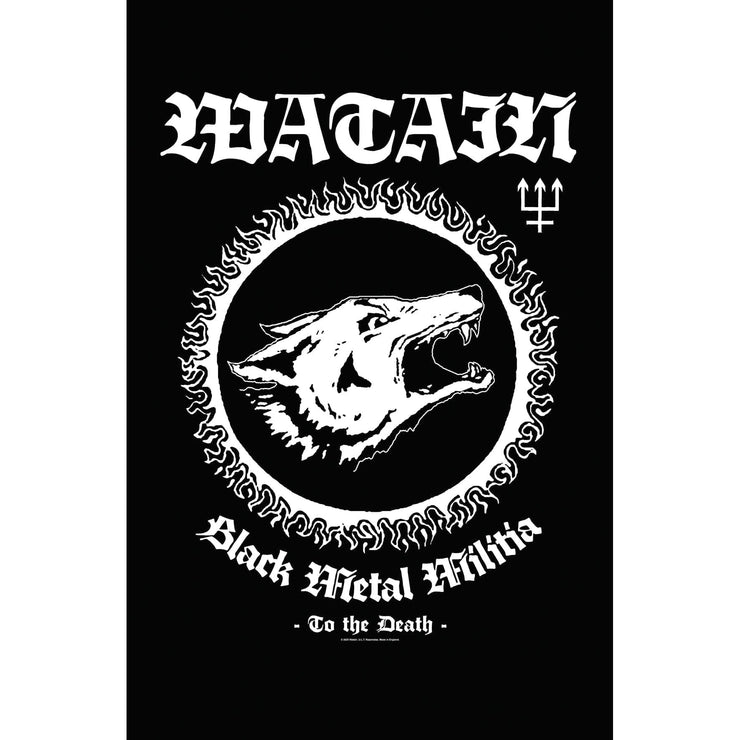 Watain - Black Metal Militia flag