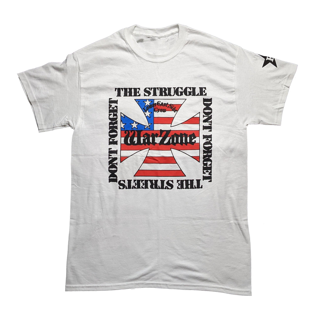 war zone / raybeez / terror Tシャツ M Warzone - Don't Forget The Struggle Don't Forget The Streets